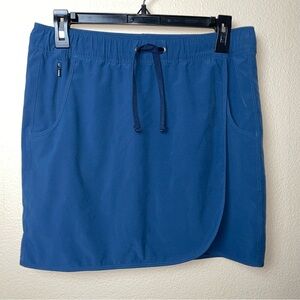 Patagonia Skort Women Small Blue Fleetwith Tennis Skirt Outdoor Golf Pickle Ball